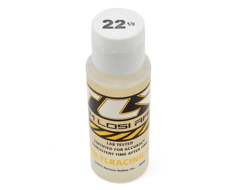 Huile d'amortisseur en silicone Team Losi Racing (2oz) (22,5wt)