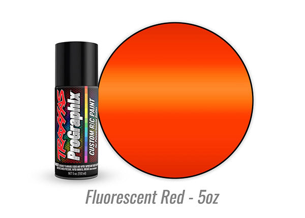 Pintura corporal TRAXXAS, ProGraphix™, ROJO fluorescente (5 oz) 5067