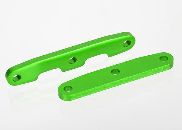 Barras de unión de mamparo, delanteras y traseras, aluminio (anodizado en verde)