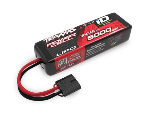 Batterie LiPo souple 25C Traxxas 2832X 3S (11,1 V/5 000 mAh) avec connecteur ID
