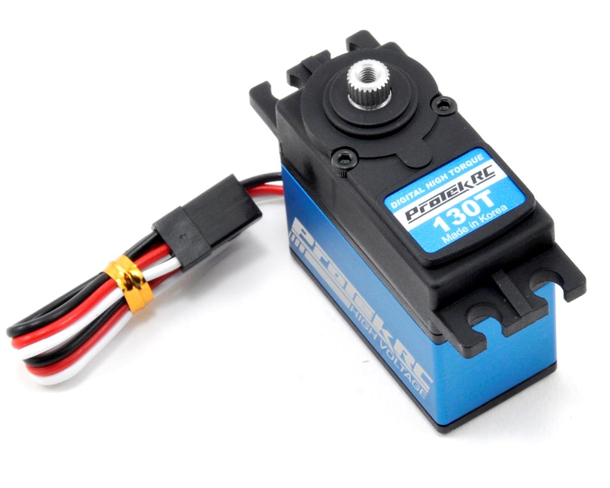 ProTek RC 130T Servo à engrenages métalliques numérique standard « couple élevé » (haute tension)