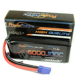Powerhobby 3s 11.4V HV 6000mAh 100c - 200c Lipo Battery Pack